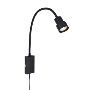 LED-Leseleuchte 'Tusi' schwarz 57,7 x 11,5 x 6 cm 400 lm, mit Touchfunktion
