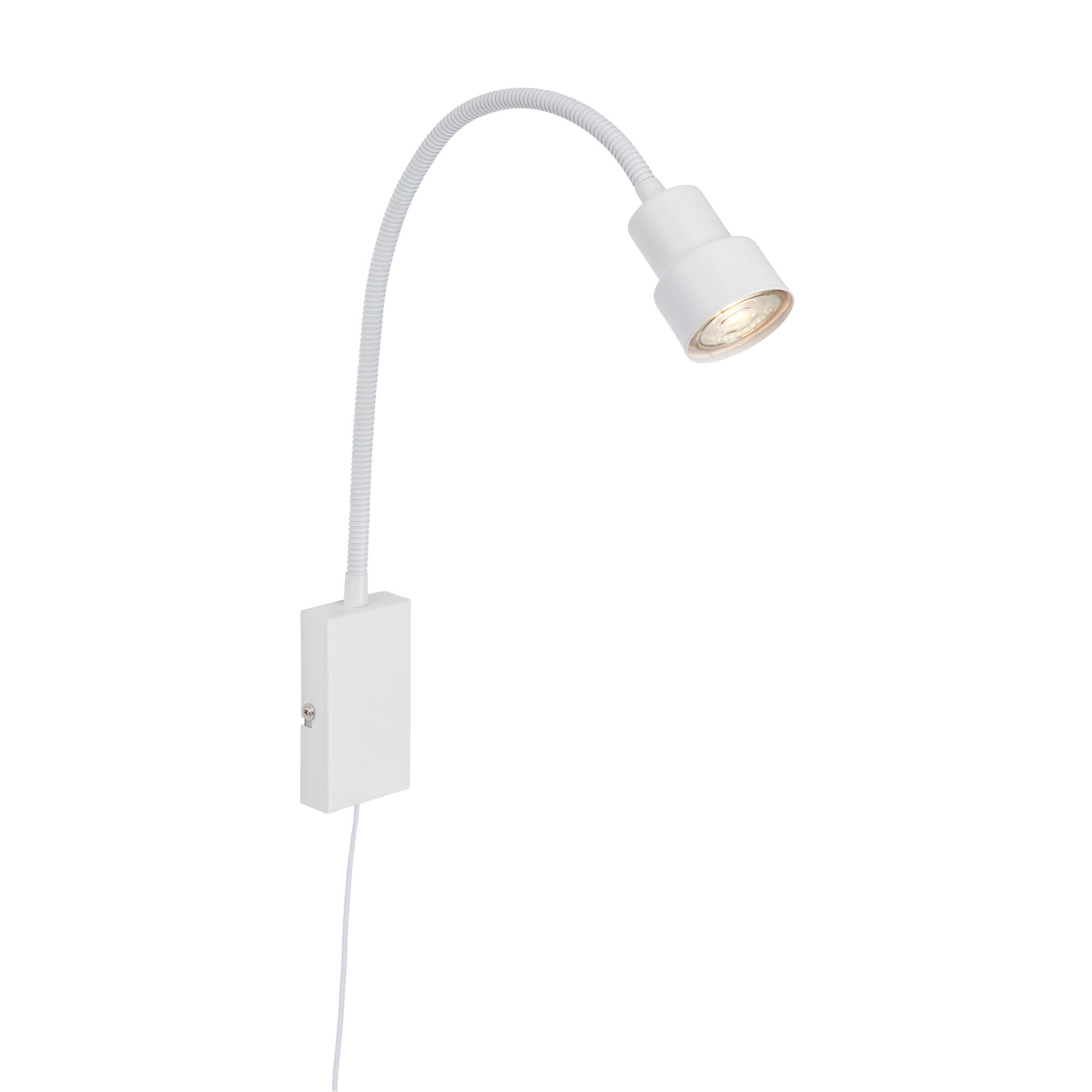 LED-Leseleuchte 'Tusi' weiß 57,7 x 11,5 x 6 cm 400 lm, mit Touchfunktion