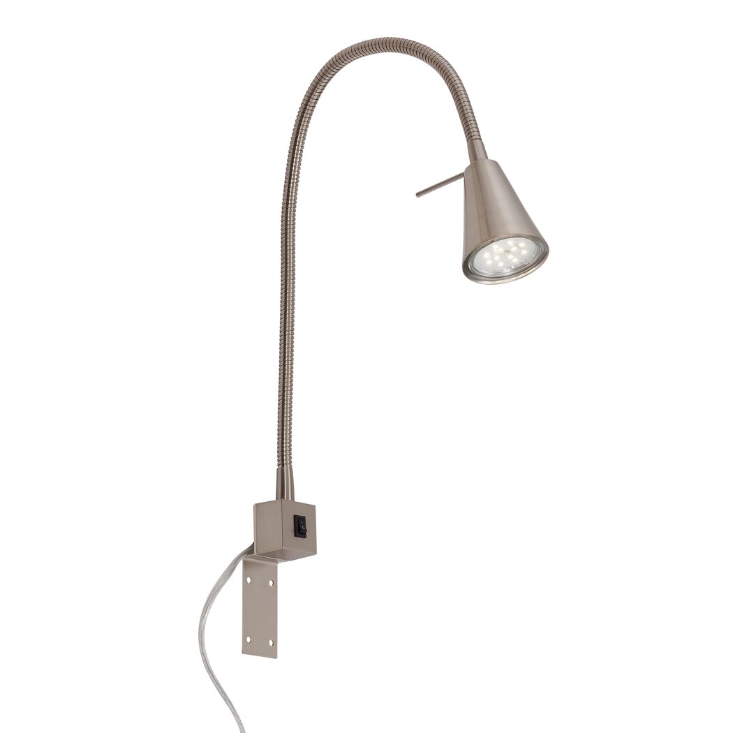 LED-Leselampe 'Tuso' GU10 5 W 400 lm warmweiß Ø 5,8 x 40,3 cm