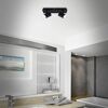 LED-Badspot 'Banyo' 2-flammig GU10 5 W 9,9 x 11,2 x 29 cm