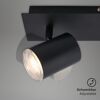 LED-Badspot 'Banyo' 2-flammig GU10 5 W 9,9 x 11,2 x 29 cm