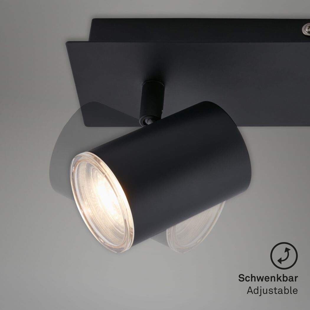 LED-Badspot 'Banyo' 2-flammig GU10 5 W 9,9 x 11,2 x 29 cm