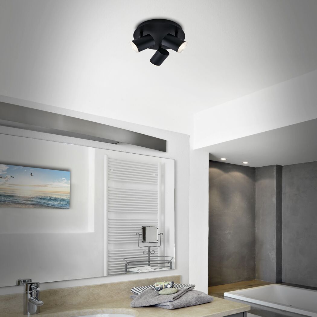 LED-Badspot 'Banyo' 3-flammig GU10 5 W 21 x 11,2 x 21 cm