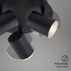LED-Badspot 'Banyo' 3-flammig GU10 5 W 21 x 11,2 x 21 cm