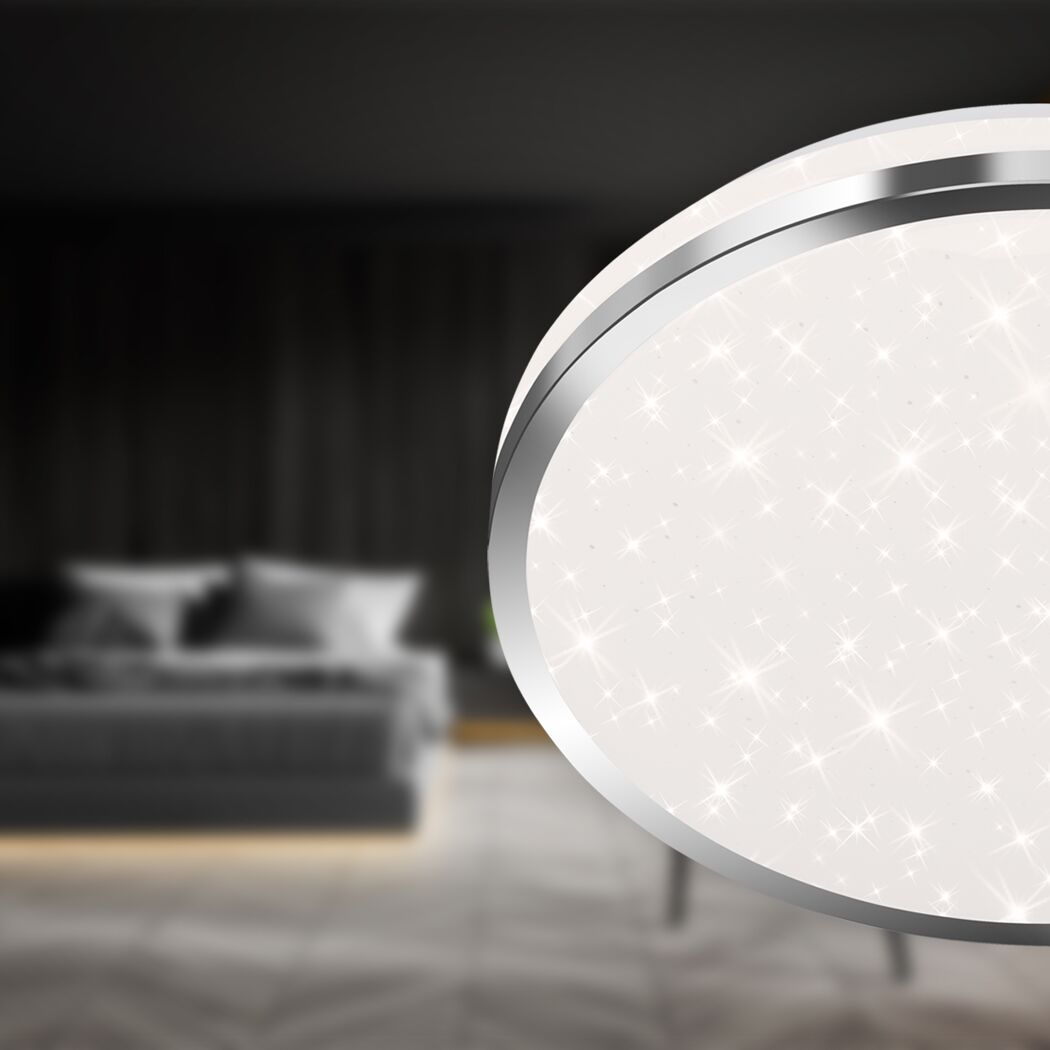 LED-Baddeckenleuchte 'Acorus' 12 W 1200 lm neutralweiß Ø 28 x 7 cm