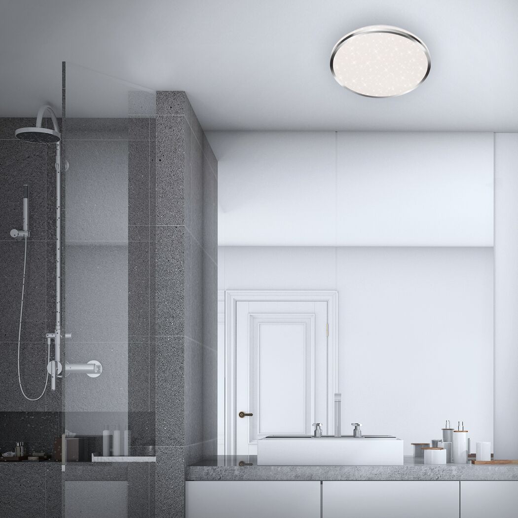 LED-Baddeckenleuchte 'Acorus' 18 W 1800 lm neutralweiß Ø 33 x 6,6 cm