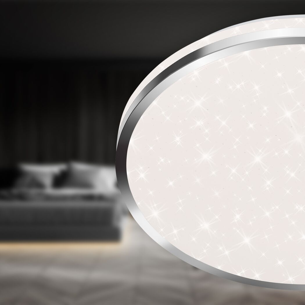 LED-Baddeckenleuchte 'Acorus' 18 W 1800 lm neutralweiß Ø 33 x 6,6 cm