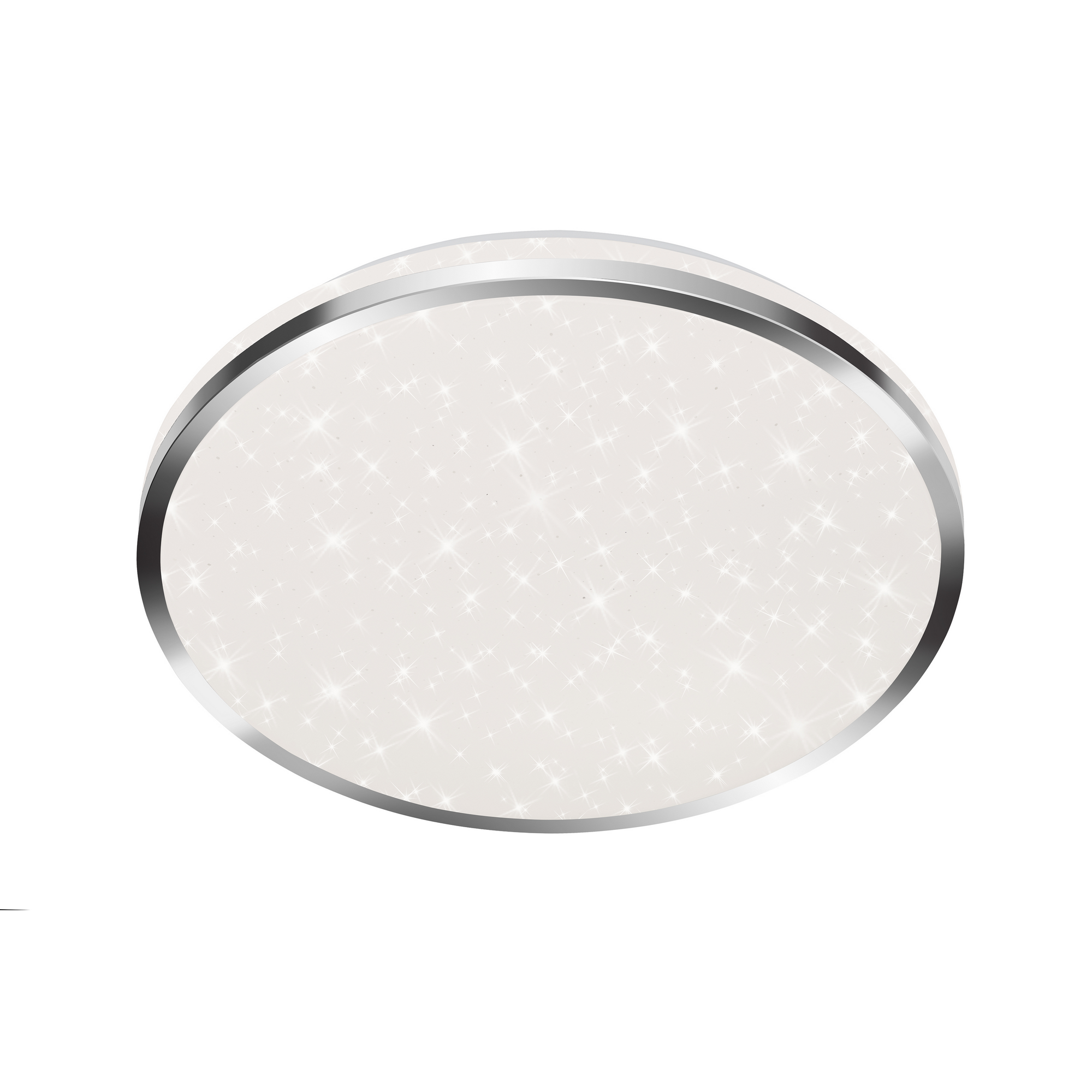 LED-Deckenleuchte 'Acorus' chromfarben/weiß Ø 33 x 6,6 cm 1800 lm, Sternenhimmeleffekt + product picture