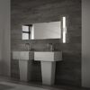 LED-Badwandleuchte 'Klak' 11 W 1300 lm neutralweiß 6,5 x 6,8 x 47 cm