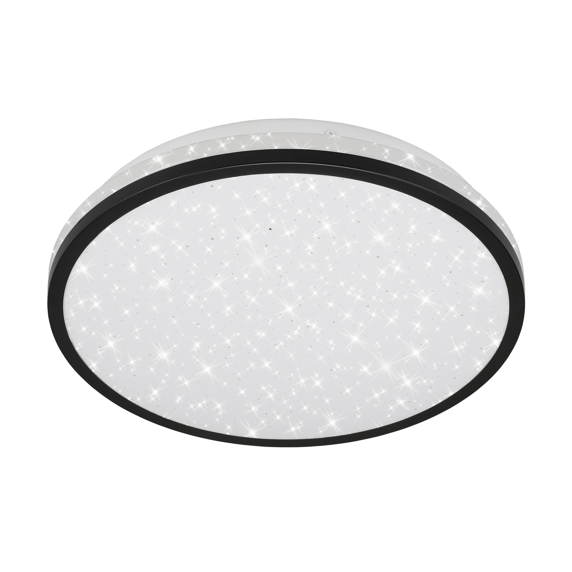 LED-Deckenleuchte 'Acorus' schwarz/weiß Ø 28 x 7 cm 1200 lm, Sternenhimmeleffekt + product picture