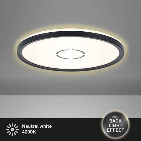 3. Bild von LED-Deckenleuchte 'Free' weiß/schwarz Ø 29,3 cm 2400 lm