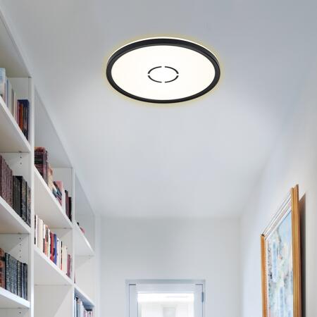 4. Bild von LED-Deckenleuchte 'Free' weiß/schwarz Ø 29,3 cm 2400 lm