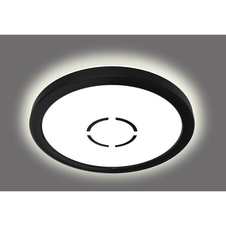 2. Bild von LED-Deckenleuchte 'Free' weiß/schwarz Ø 19 cm 1400 lm