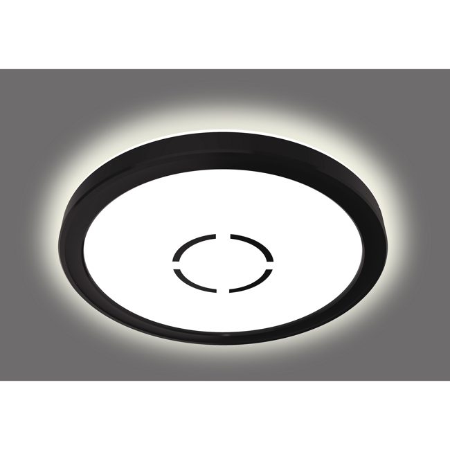Bild von LED-Deckenleuchte 'Free' weiß/schwarz Ø 19 cm 1400 lm