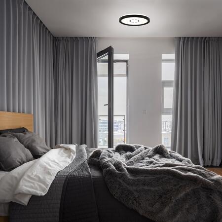 3. Bild von LED-Deckenleuchte 'Free' weiß/schwarz Ø 19 cm 1400 lm