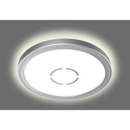 2. Bild von LED-Deckenleuchte 'Free' weiß/silber Ø 19 cm 1400 lm