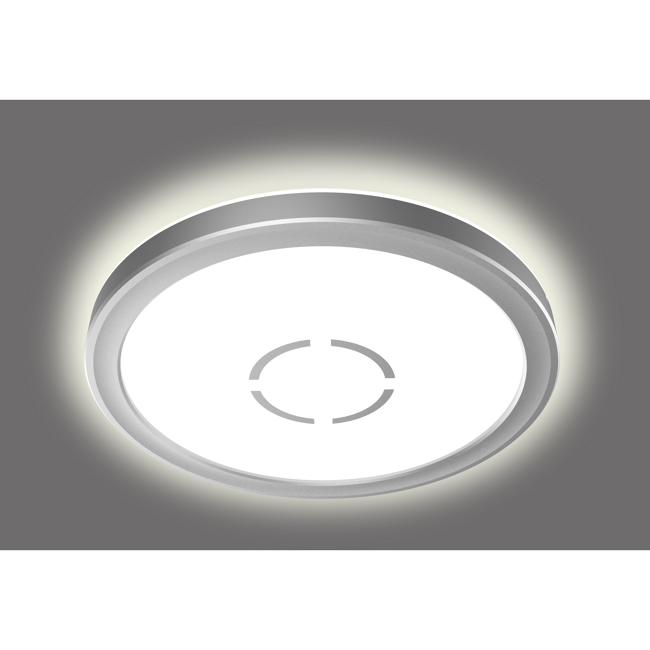 Bild von LED-Deckenleuchte 'Free' weiß/silber Ø 19 cm 1400 lm