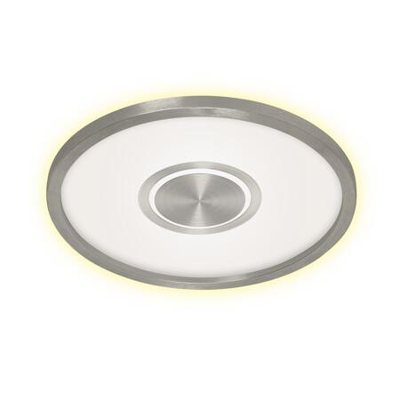 2. Bild von LED-Deckenleuchte 'Geo' nickelfarben matt Ø 42,5 cm 3000 lm