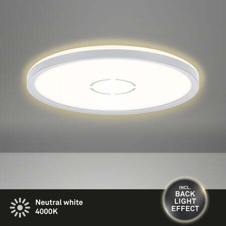 3. Bild von LED-Deckenleuchte 'Free' weiß/silber Ø 29,3 cm 2400 lm