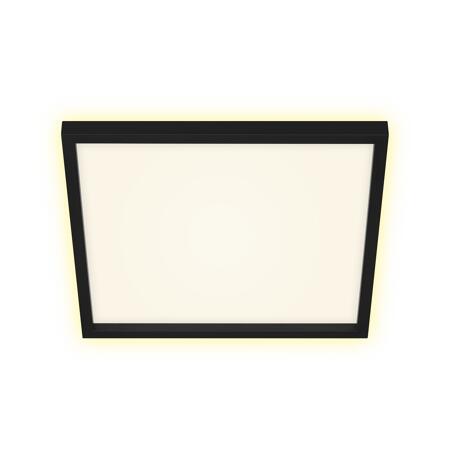 2. Bild von LED-Deckenleuchte 'Cadre' schwarz 42,2 x 42,2 cm 3000 lm