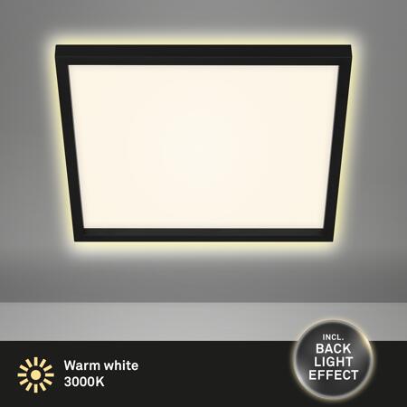 3. Bild von LED-Deckenleuchte 'Cadre' schwarz 42,2 x 42,2 cm 3000 lm