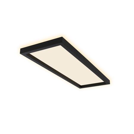 2. Bild von LED-Deckenleuchte 'Cadre' schwarz 20,2 x 58,2 cm 3000 lm