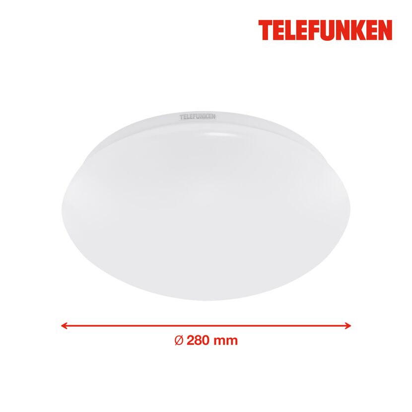 LED-Deckenleuchte 'REWNA' weiß 15 W Ø 28 x 9,5 cm