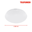 LED-Deckenleuchte 'REWNA' weiß 15 W Ø 28 x 9,5 cm