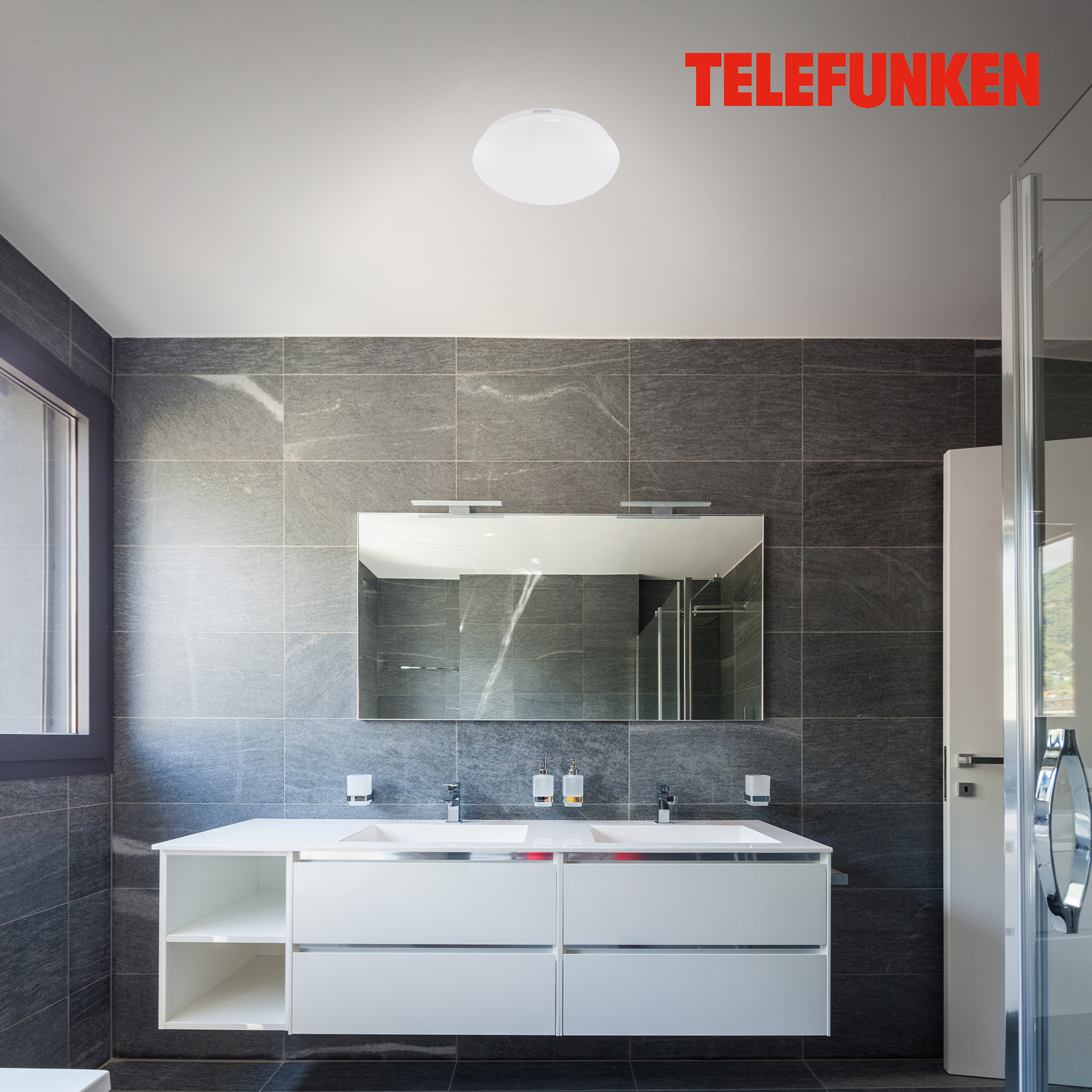 LED-Deckenleuchte 'REWNA' weiß 15 W Ø 28 x 9,5 cm