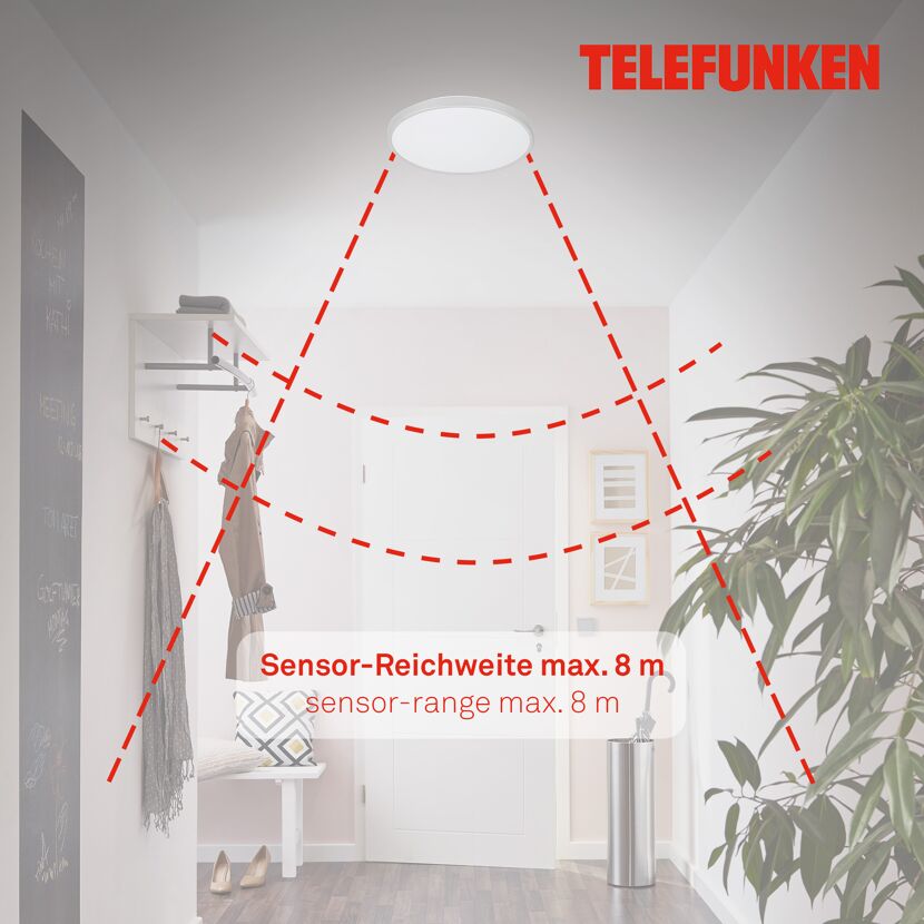 LED-Deckenleuchte 'BOLWA' weiß 12 W Ø 29 x 6,6 cm