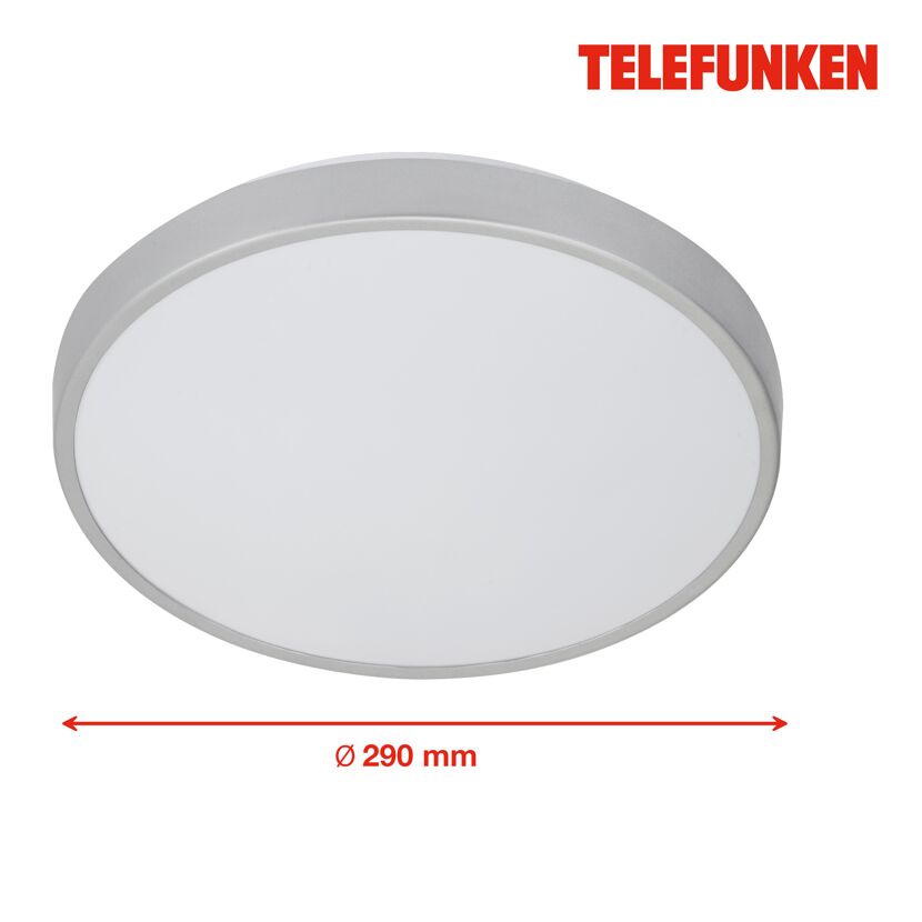 LED-Deckenleuchte 'BOLWA' weiß 12 W Ø 29 x 6,6 cm