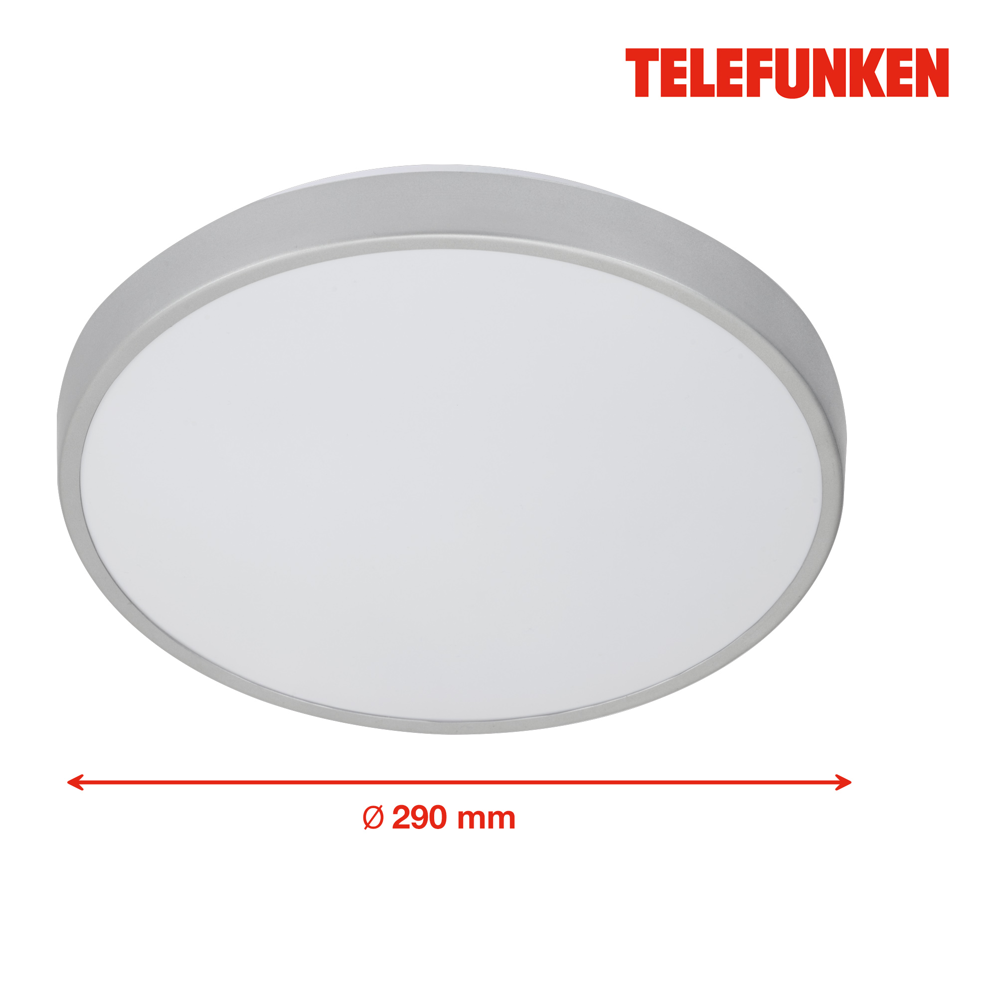 LED-Deckenleuchte 'BOLWA' weiß 12 W Ø 29 x 6,6 cm + product picture