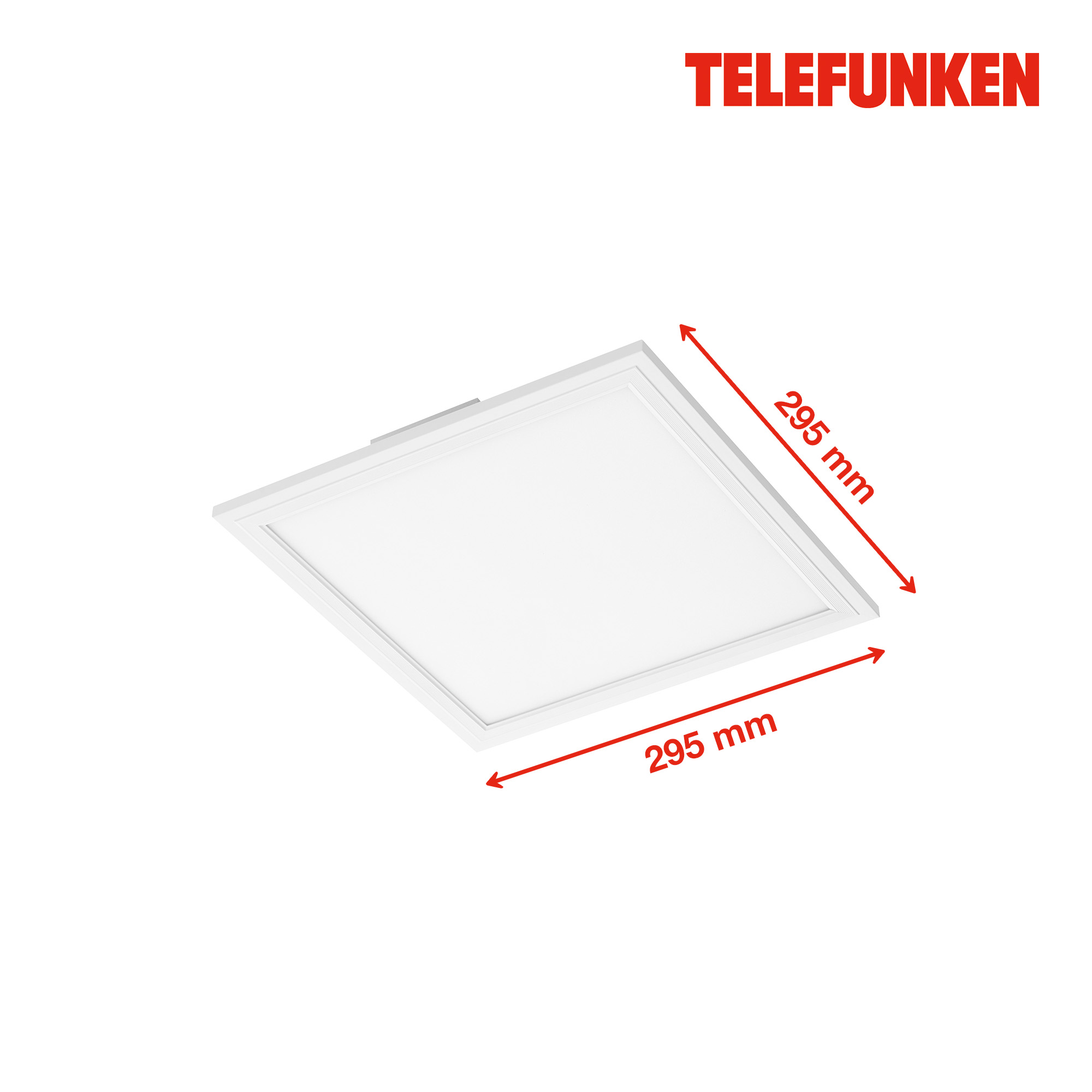 LED-Panel 'KAMA' weiß 12 W 29,5 x 29,5 x 4,9 cm + product picture