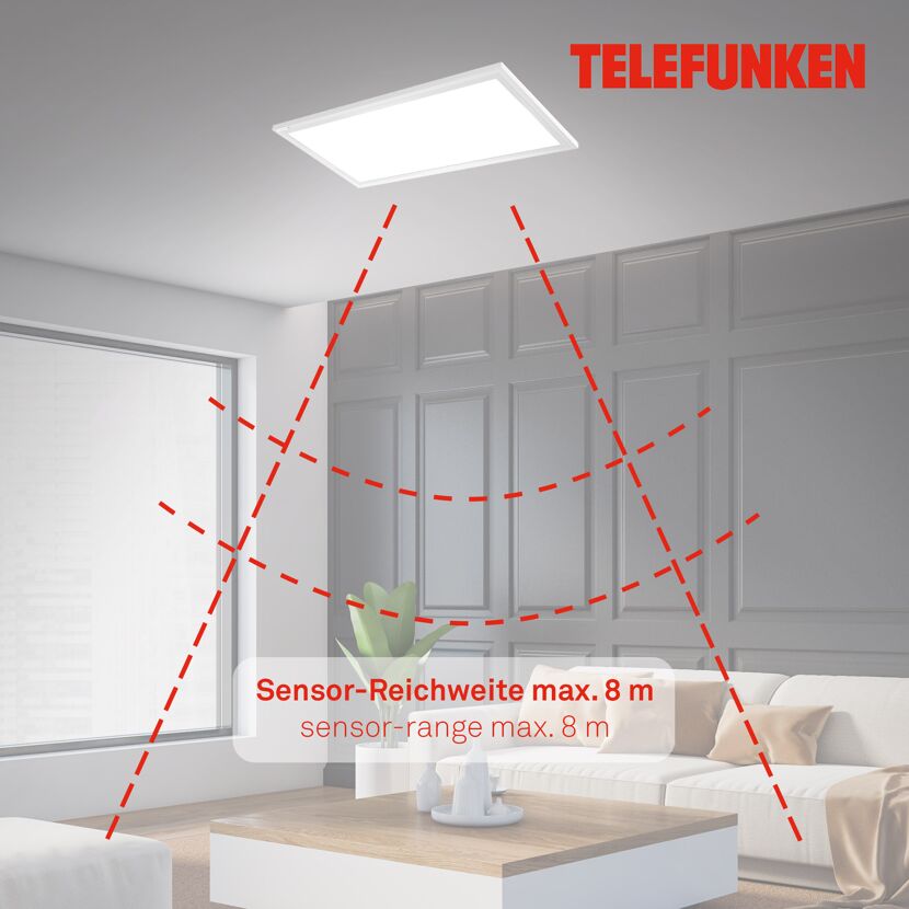 LED-Panel 'KAMA' weiß 36 W 59,5 x 29,5 x 5,4 cm