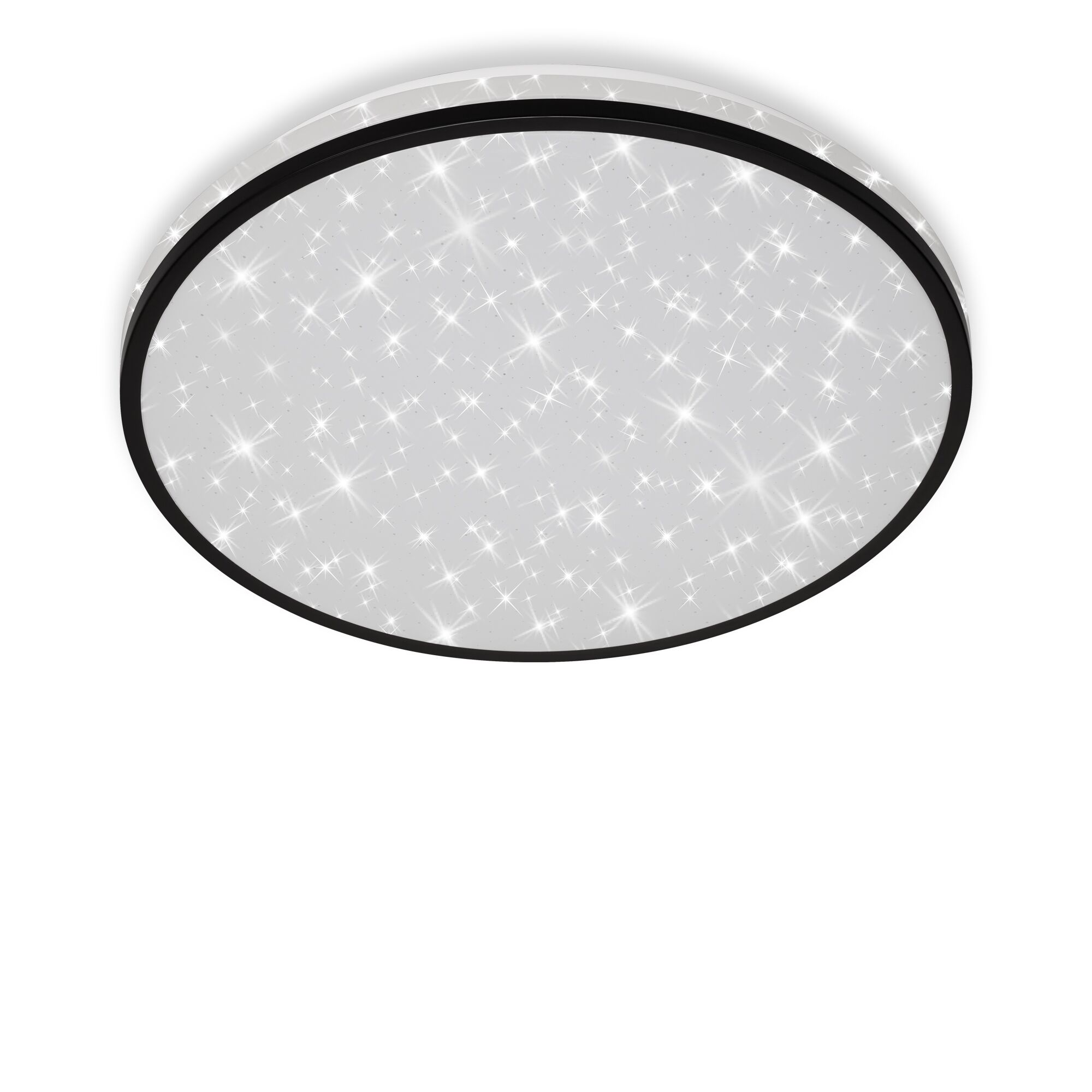 runde LED-Deckenleuchte mit Sternenmuster