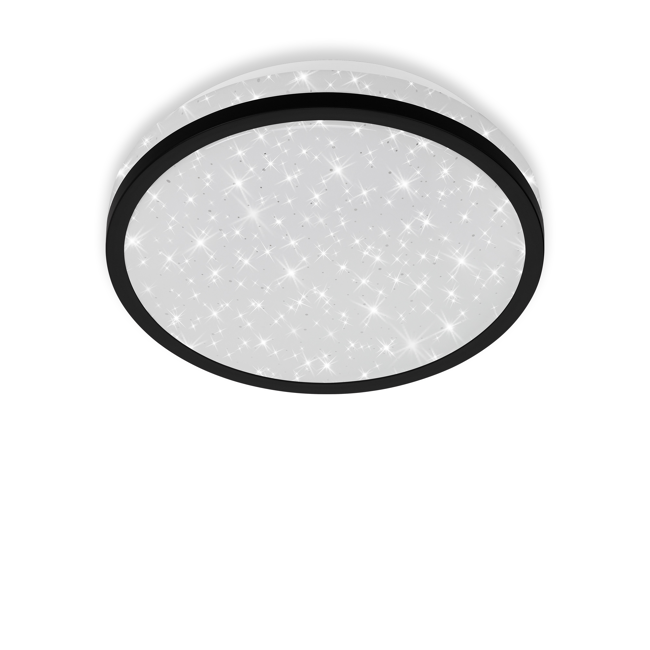 Bild von LED-Deckenleuchte 'Nigra' mit Sternendekor 10 W 900 lm Ø 21,7 cm