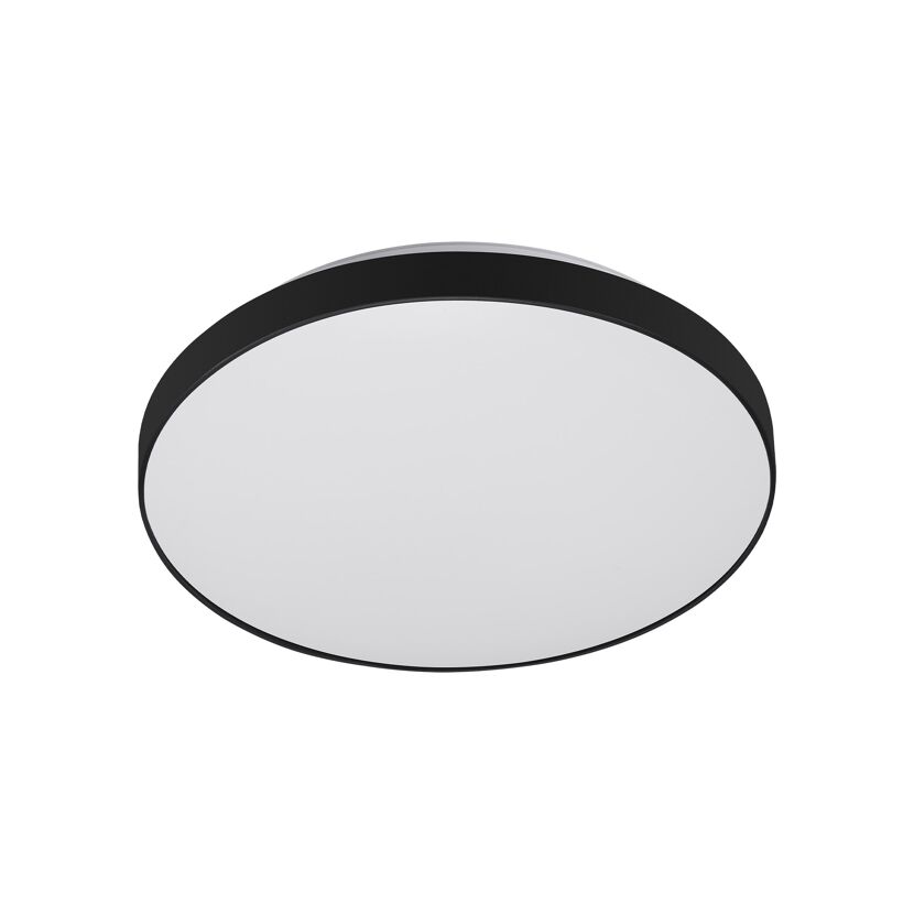 LED-Deckenleuchte 'Newa' weiß/schwarz Ø 29 x 6,3 cm, mit Bewegungsmelder