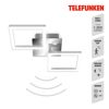 LED-Deckenleuchte 'Frame' 12 W 1200 lm warmweiß 22,6 x 7,4 x 47 cm