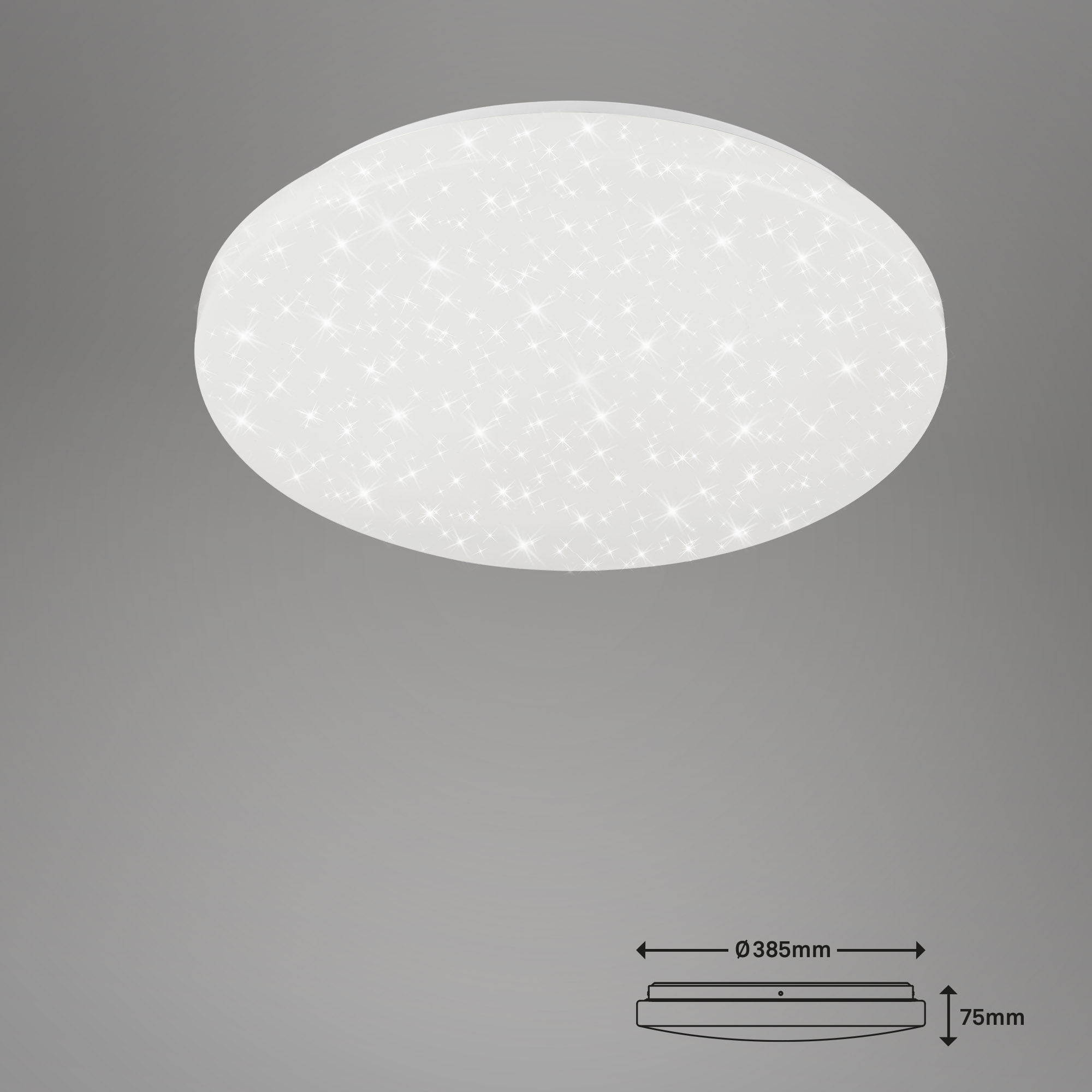 LED-Badleuchte 'Sternenhimmel' weiß 18 W Ø 38,5 cm + product picture