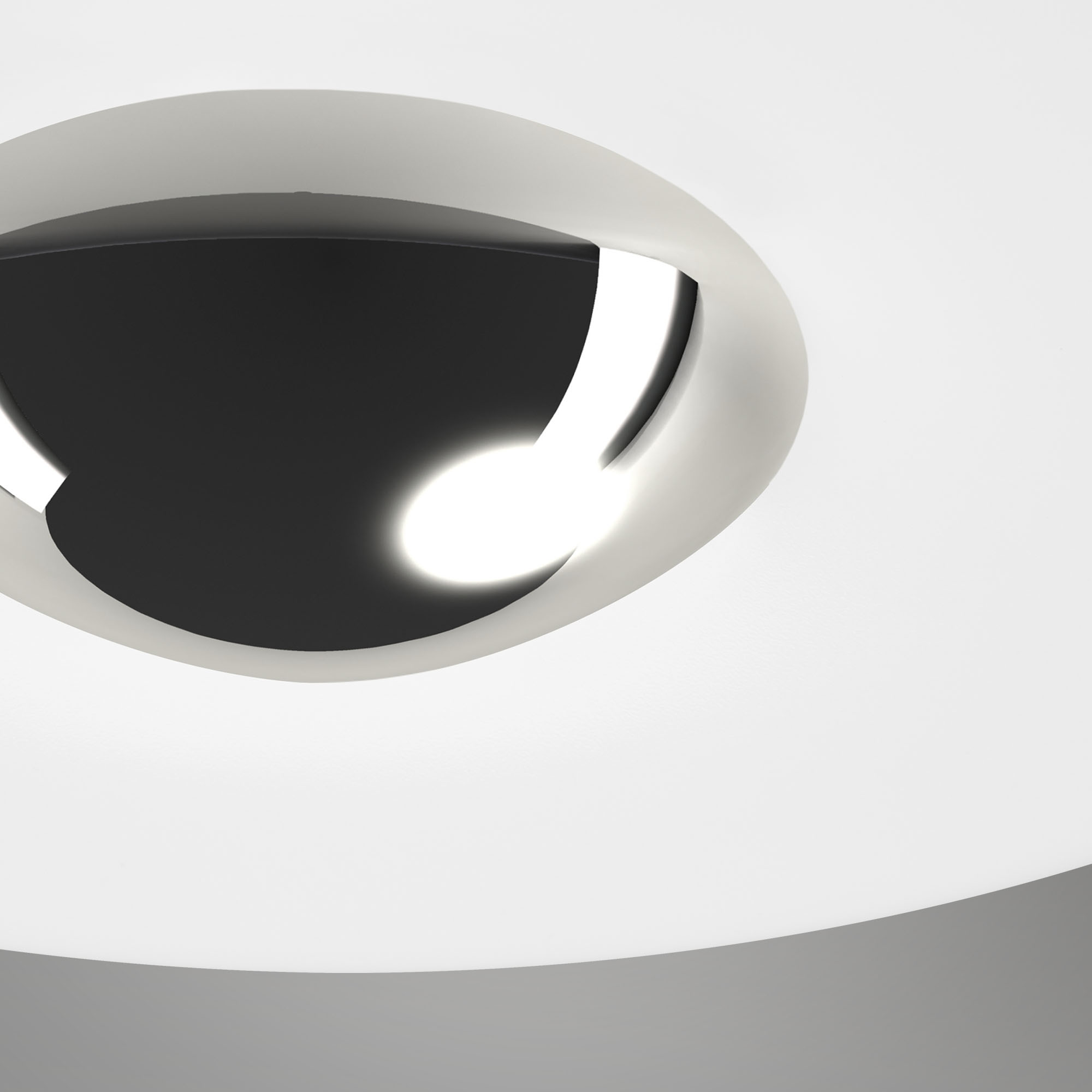 LED-Badleuchte weiß/chrom 12 W Ø 29 cm + product picture