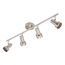 LED-Strahler Klara 4-flammig, nickel-matt