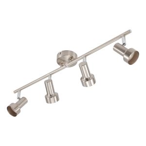 LED-Deckenleuchte 'Klara' silbern 4-flammig 60,5 x 13,5 x 8 cm