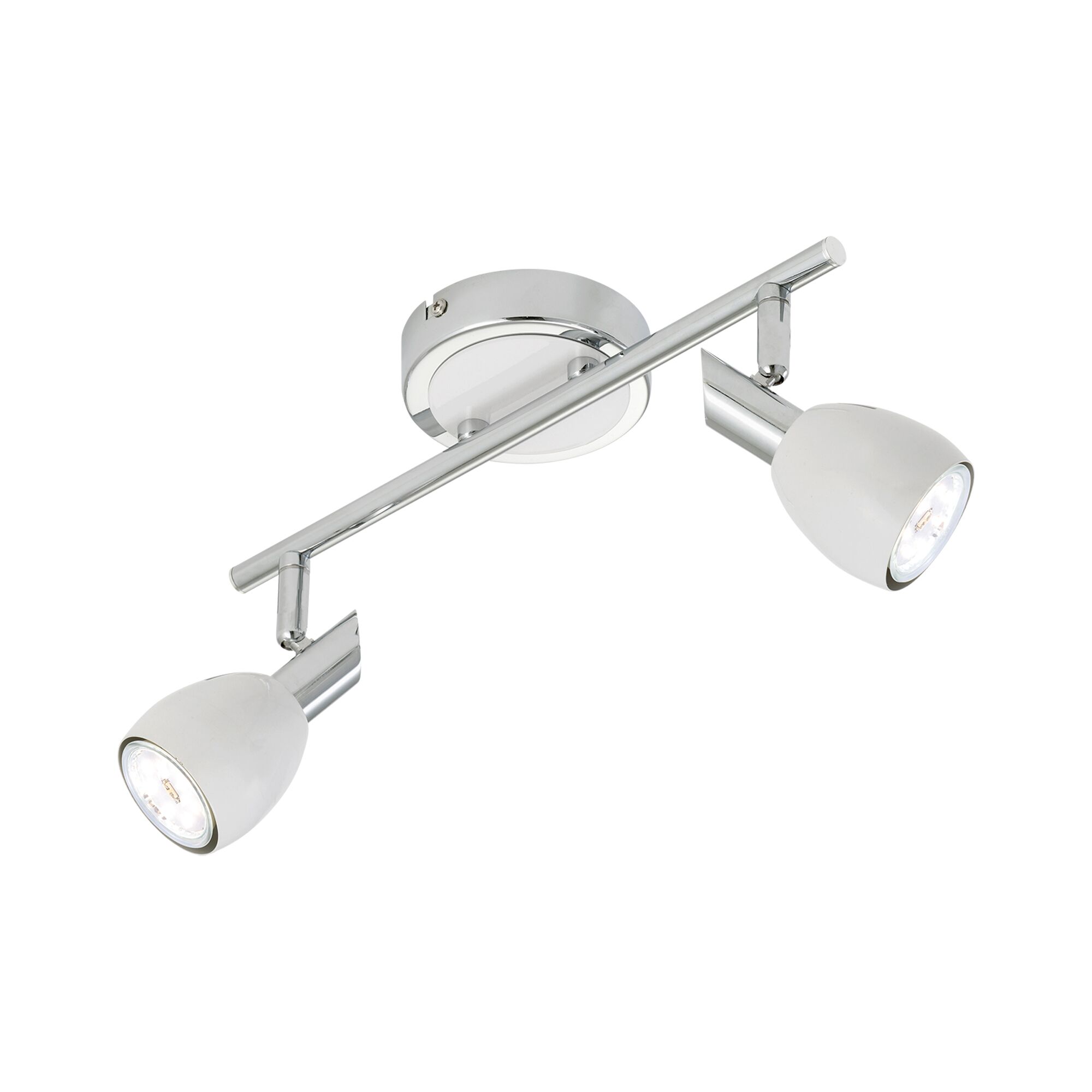 LED-Strahler Alice, 2-flammig, Chrom, Weiß