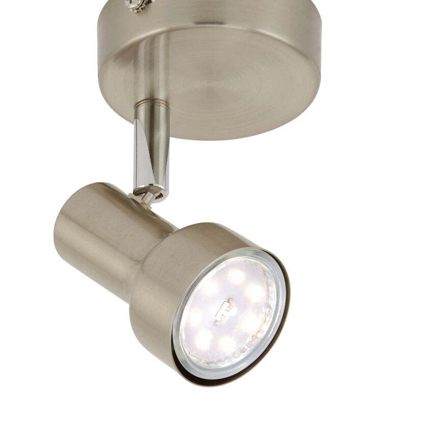 LED-Strahler Klara, nickel-matt