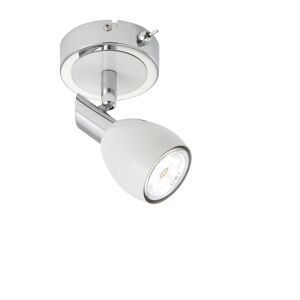 LED-Deckenleuchte 'Alice' silbern 1-flammig Ø 8,5 cm