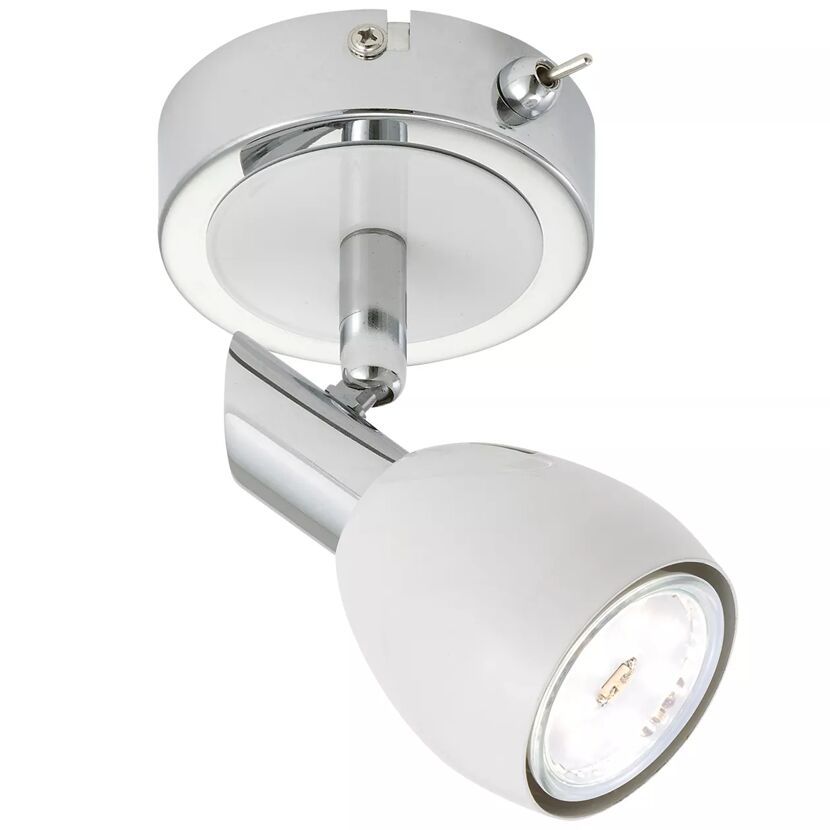 LED-Deckenleuchte 'Alice' silbern 1-flammig Ø 8,5 cm