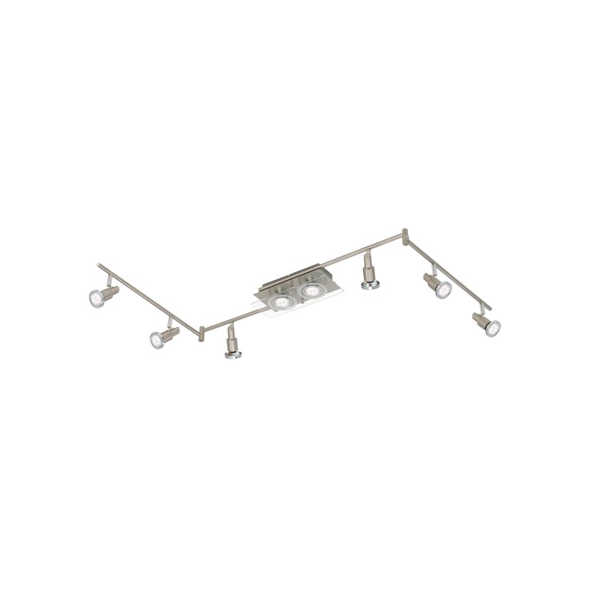 Sechsflammige LED-Deckenleuchte Leonie