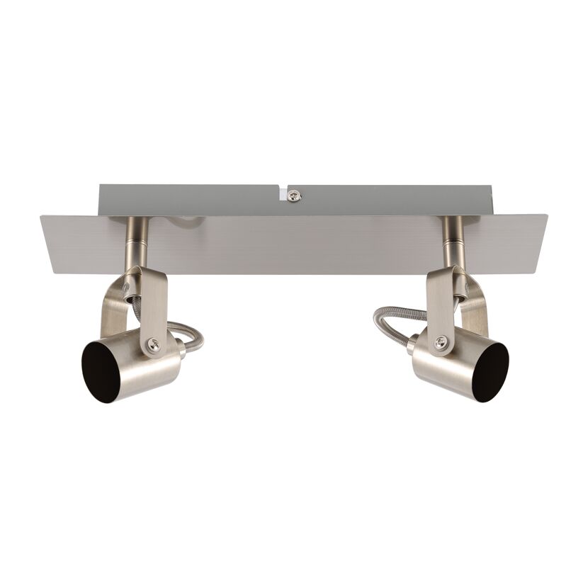 LED-Strahler Nika 2-flg. in der Farbe Nickel matt