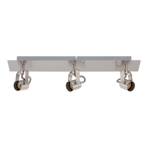 LED-Deckenleuchte 'Nika' silbern 3-flammig 46 x 7 cm