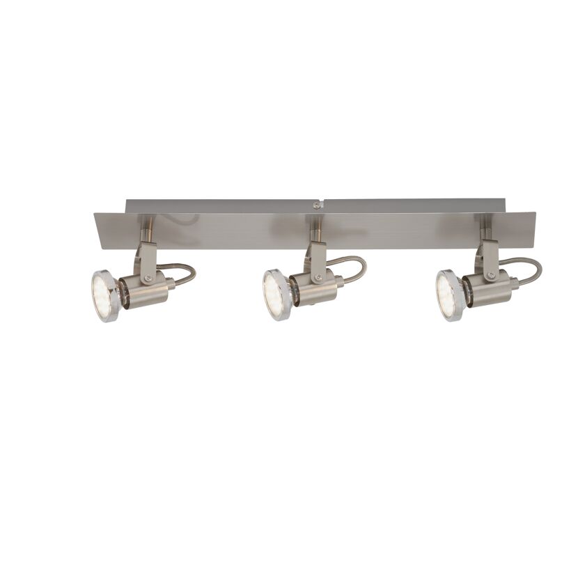 LED-Strahler Nika 3-flg. nickel-matt